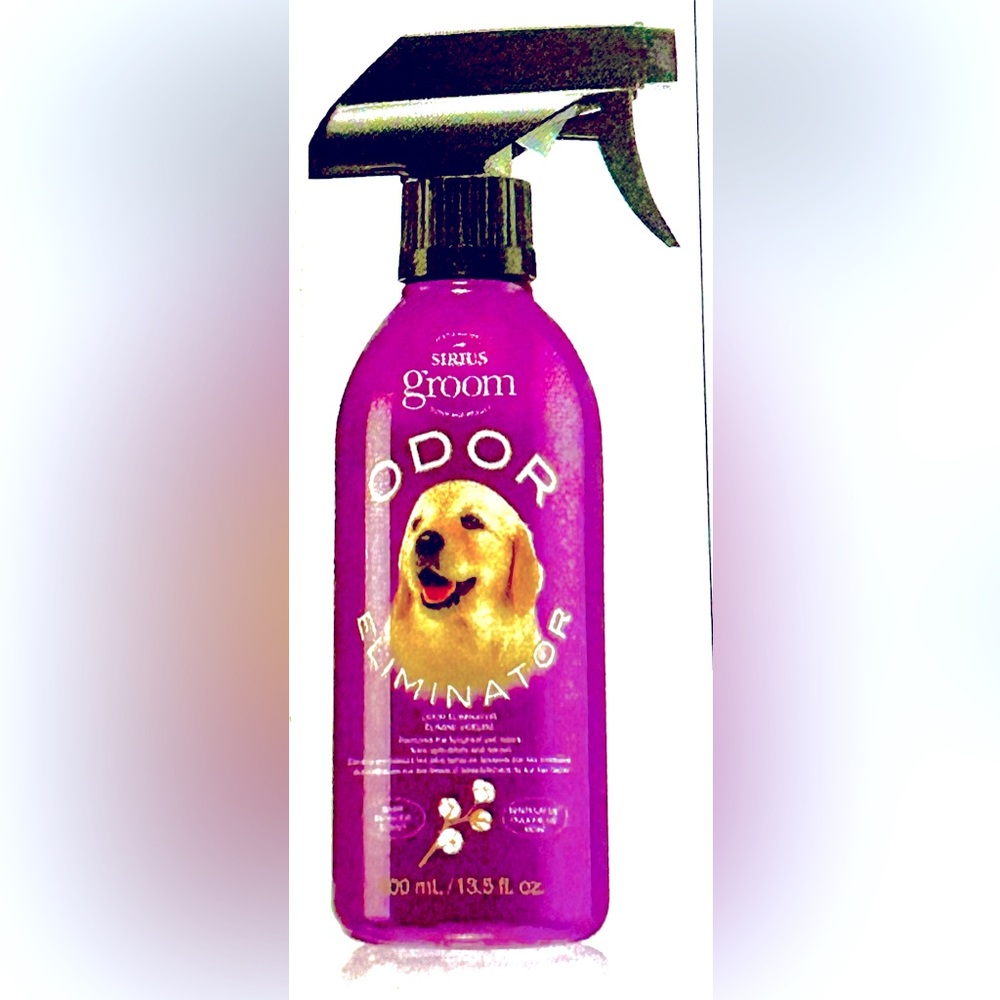 Sirius Groom Pet Odor Eliminator Spray Baby Powder Carpet Furniture Blanket Bed